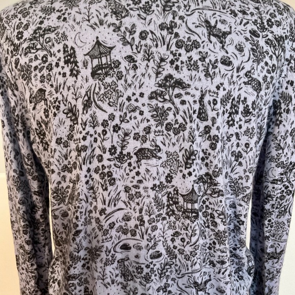 EUC Kate Spade Toile Year of the Rabbit Cardigan rare! - Picture 7 of 10